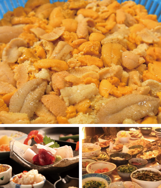 Enjoy a generous amount of sea urchin Double amount of sea urchin!! Seafood fully enjoyable plan